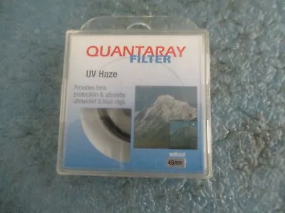 Quantaray 46mm UV Haze Filter.  PN:  24-166-1065.  New Old Stock   <   • $11.99
